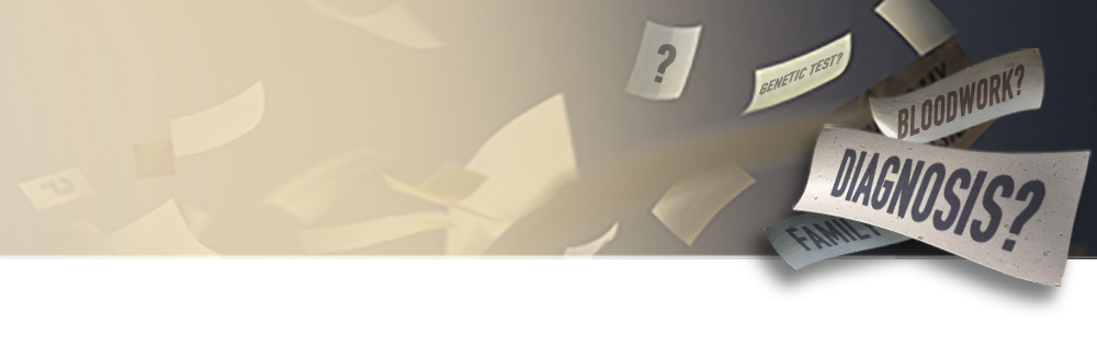 Getting Diagnosed title and campaign art