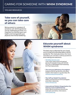 Caring For Someone With WHIM Syndrome PDF